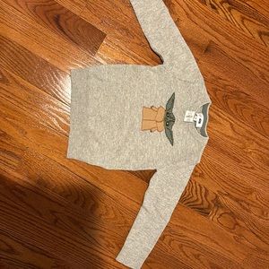 Brand new kids gap baby yoda sweater. Never worn